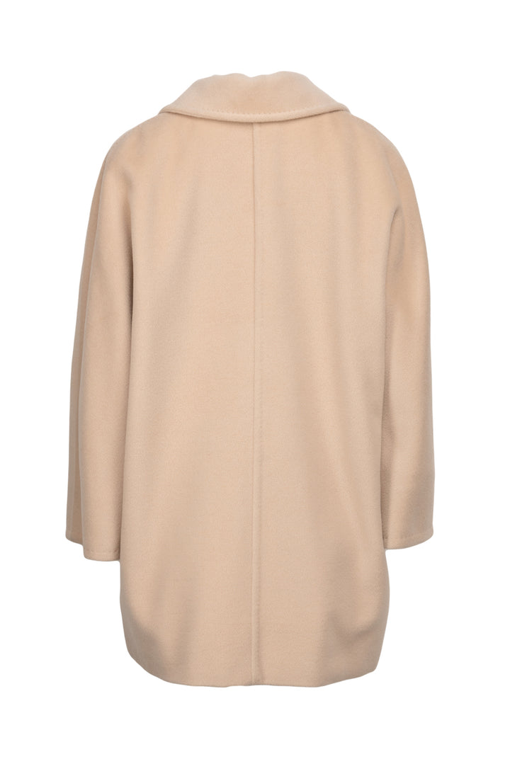 Max Mara Size 14 Wool Button Up Coat