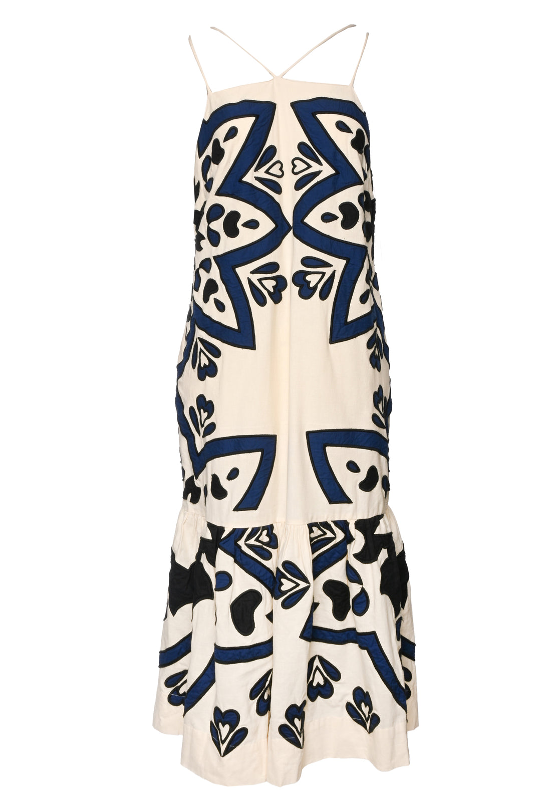 Sea New York Size M Kaia Kaleidoscope Applique Dress