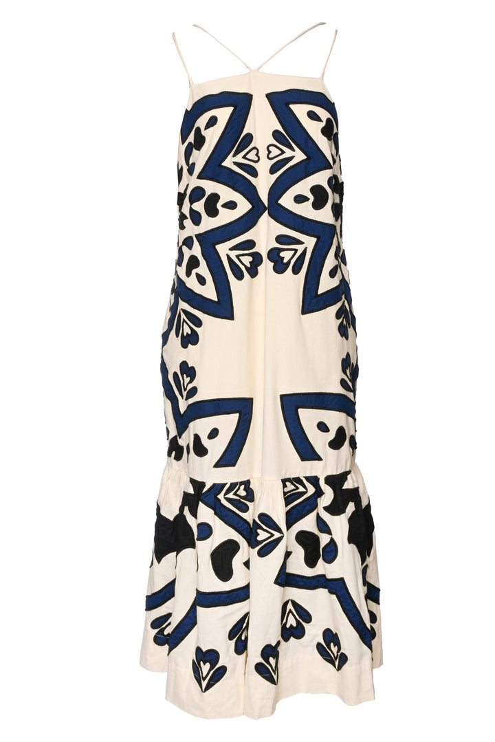 Sea New York Size M Kaia Kaleidoscope Applique Dress