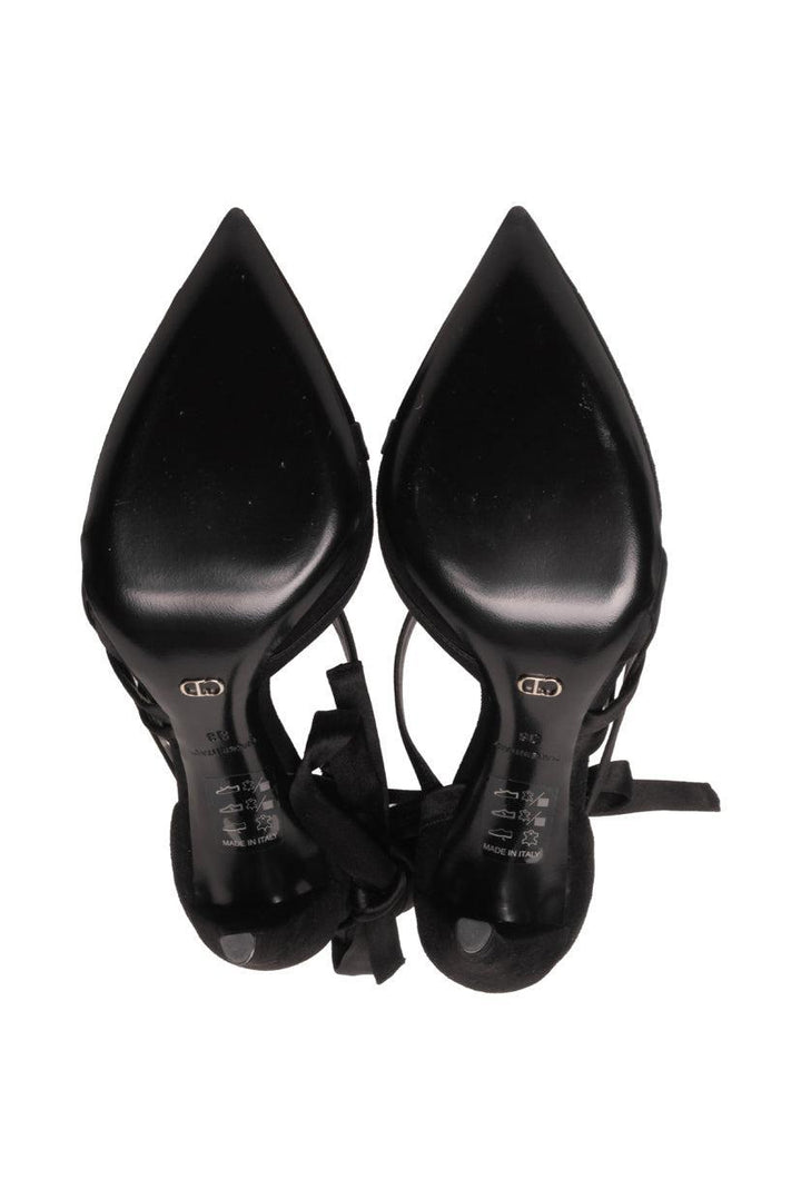 Dior Size 36 PSatin Ankle Wrap Pumps