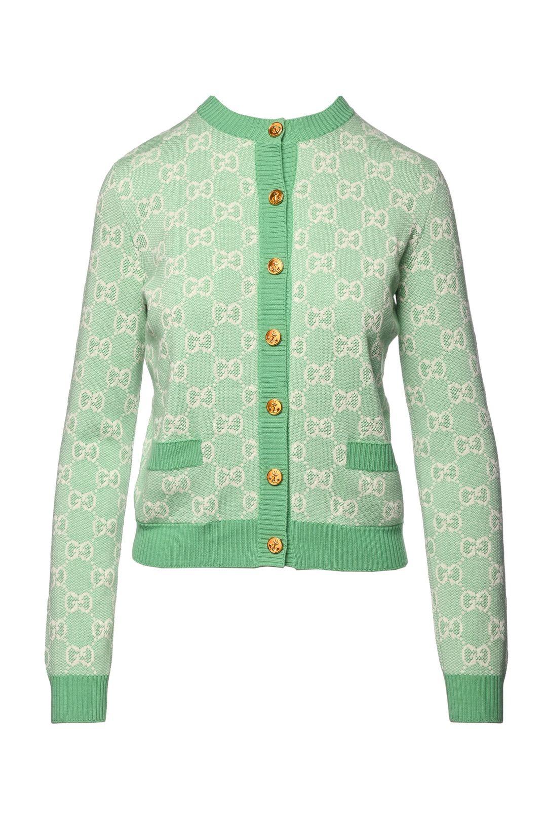 Gucci Size XS Monogram Cardigan
