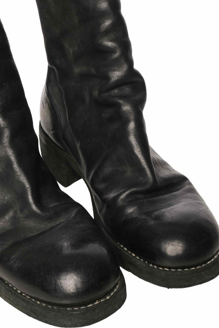 GUIDI Size 37 Back Zip Boots