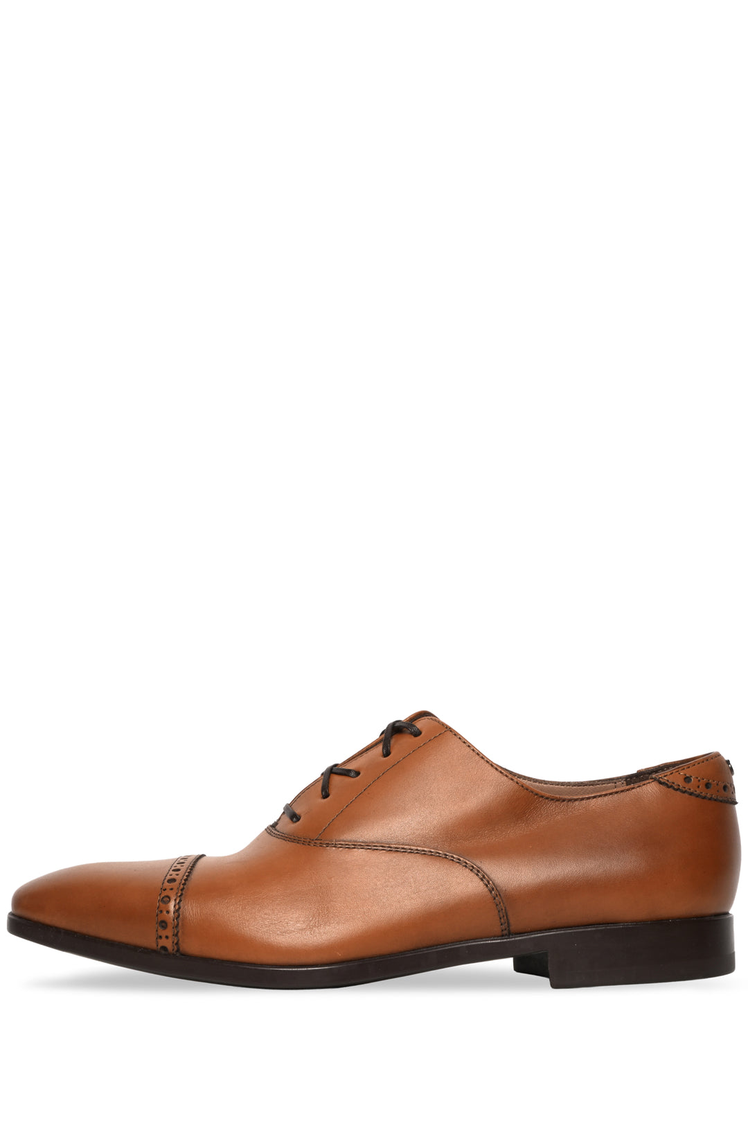Salvatore Ferragamo Size 9 Men's Boston Ambre Cap-Toe Oxfords