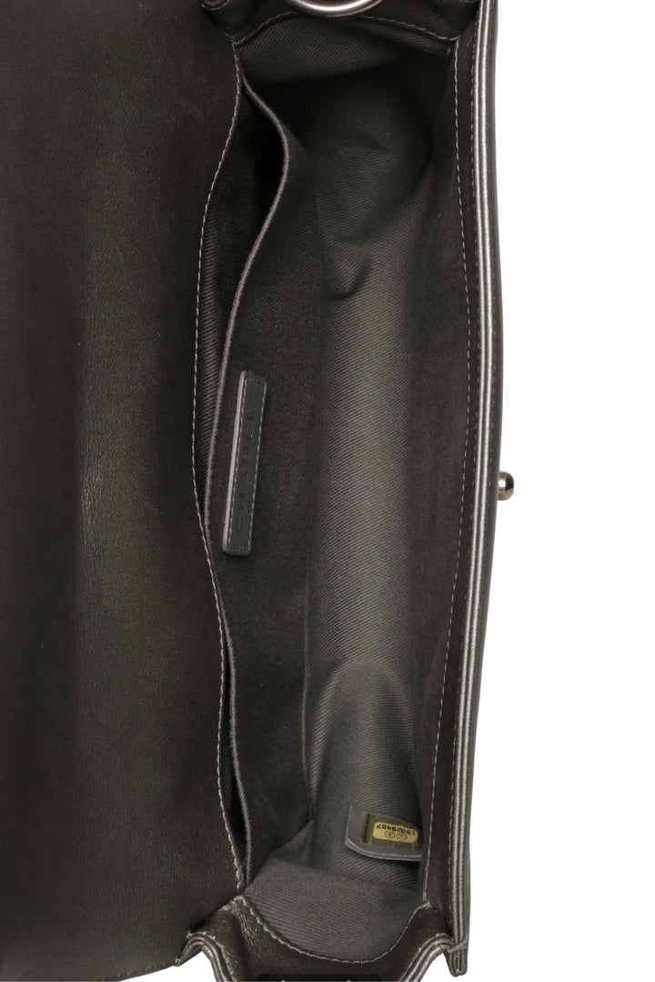 Chanel 2011 Medium Quilted Leather Boy Bag