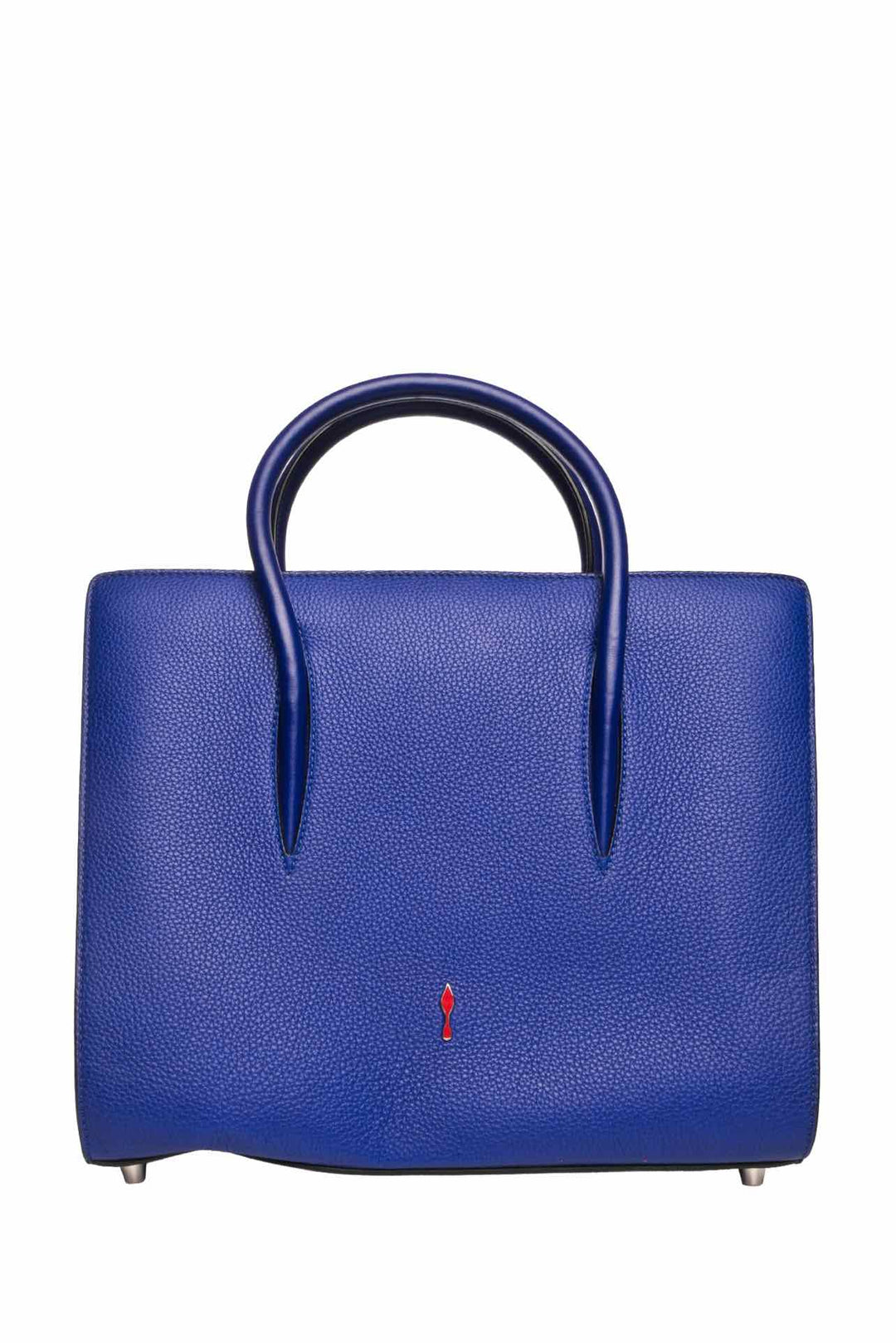 Louboutin Medium Studded Leather & Suede Paloma Tote