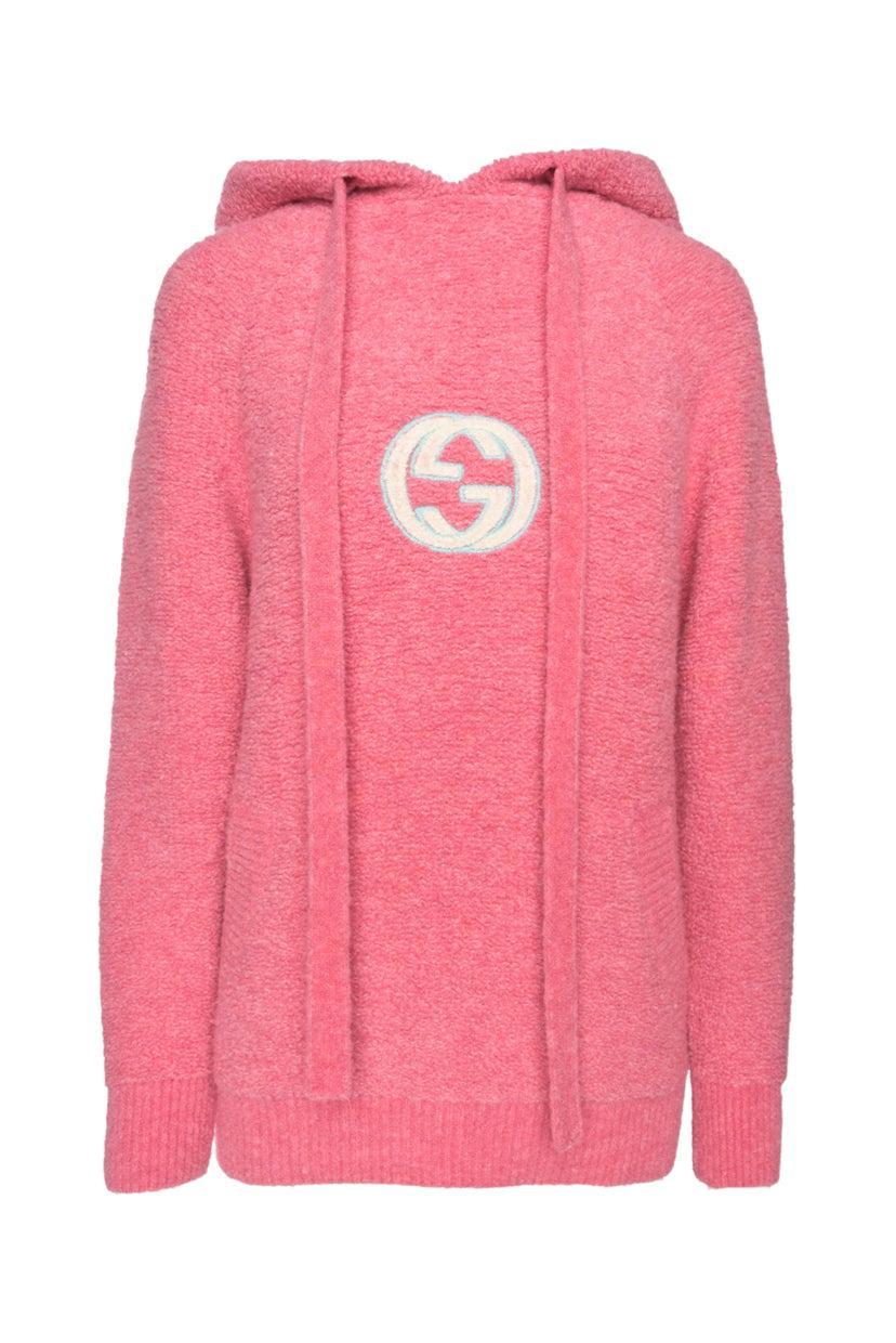 Gucci Size S Interlocking G Boucle Hoodie