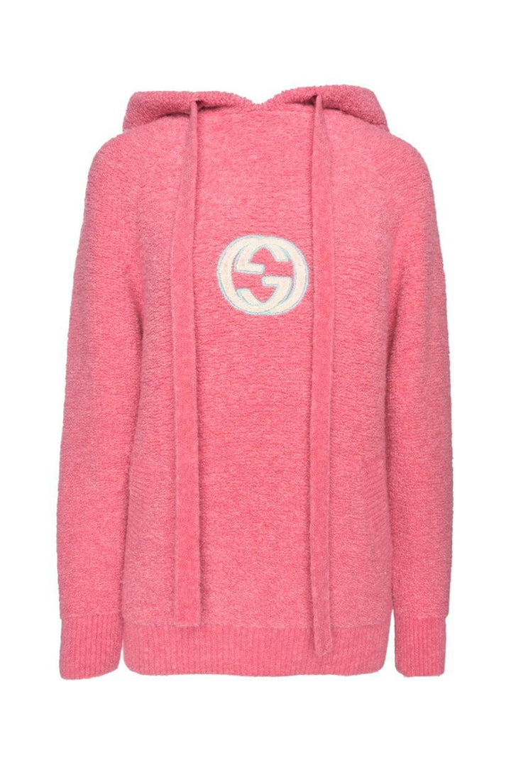 Gucci Size S Interlocking G Boucle Hoodie
