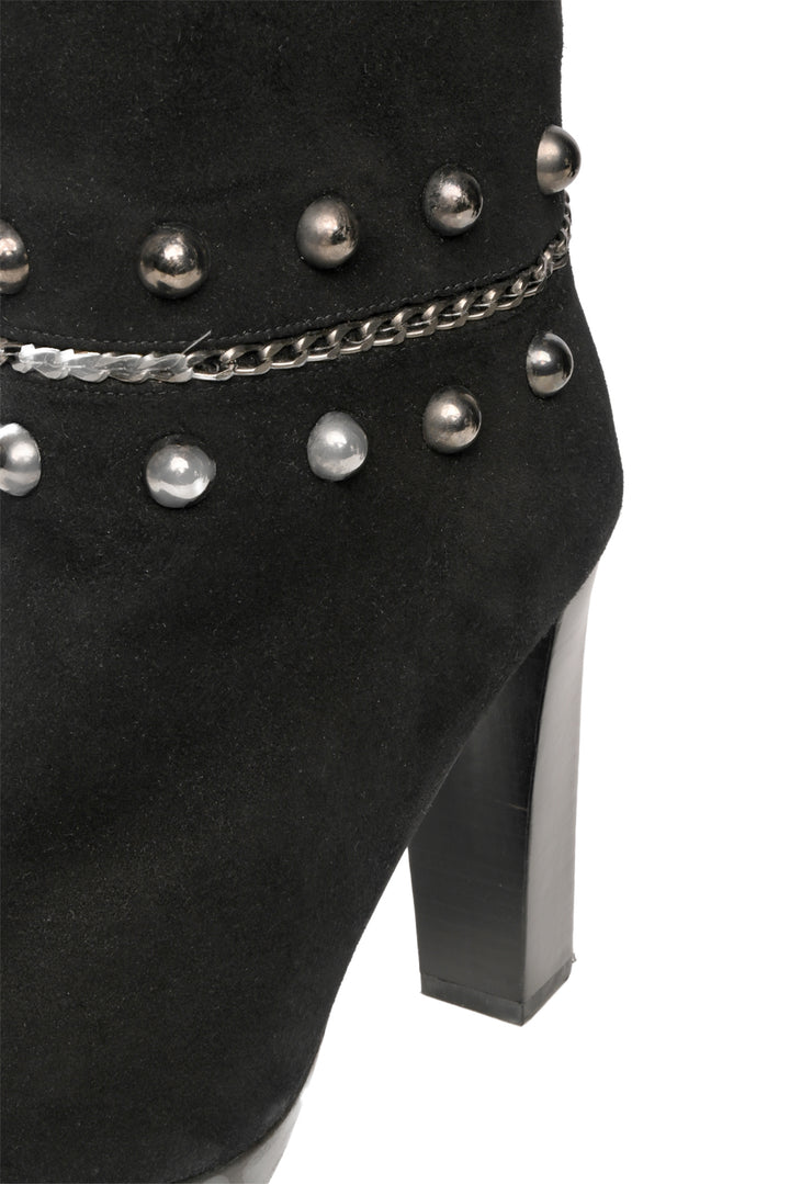 Stuart Weitzman Size 9 Stadium Studded Suede Boots