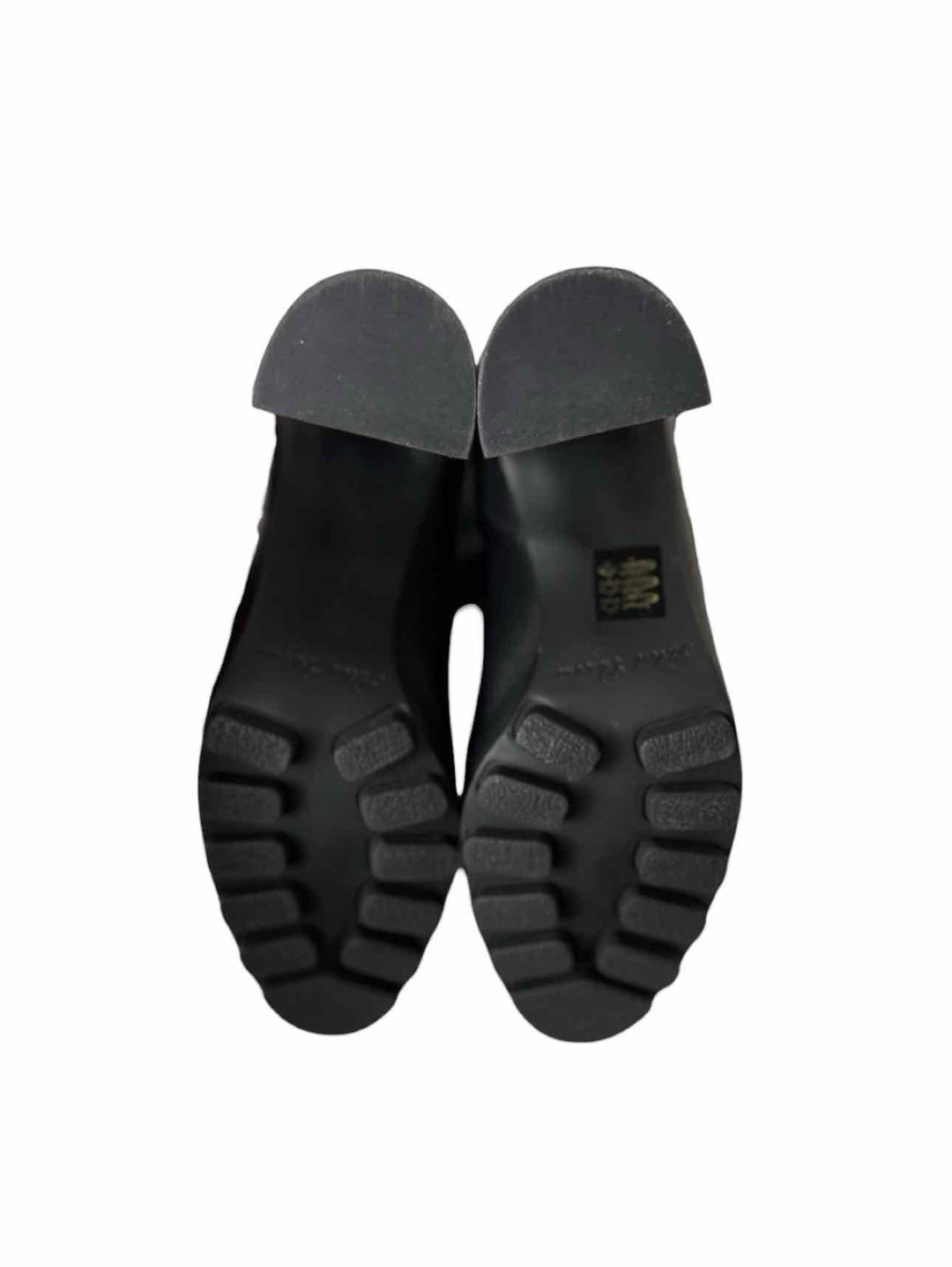 Robert Clergerie Size 37.5 Melody Noir Leather Ankle Boots