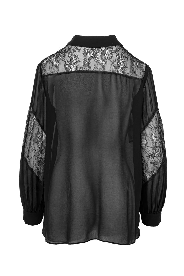 Moschino Size 10 Lace Inset Blouse