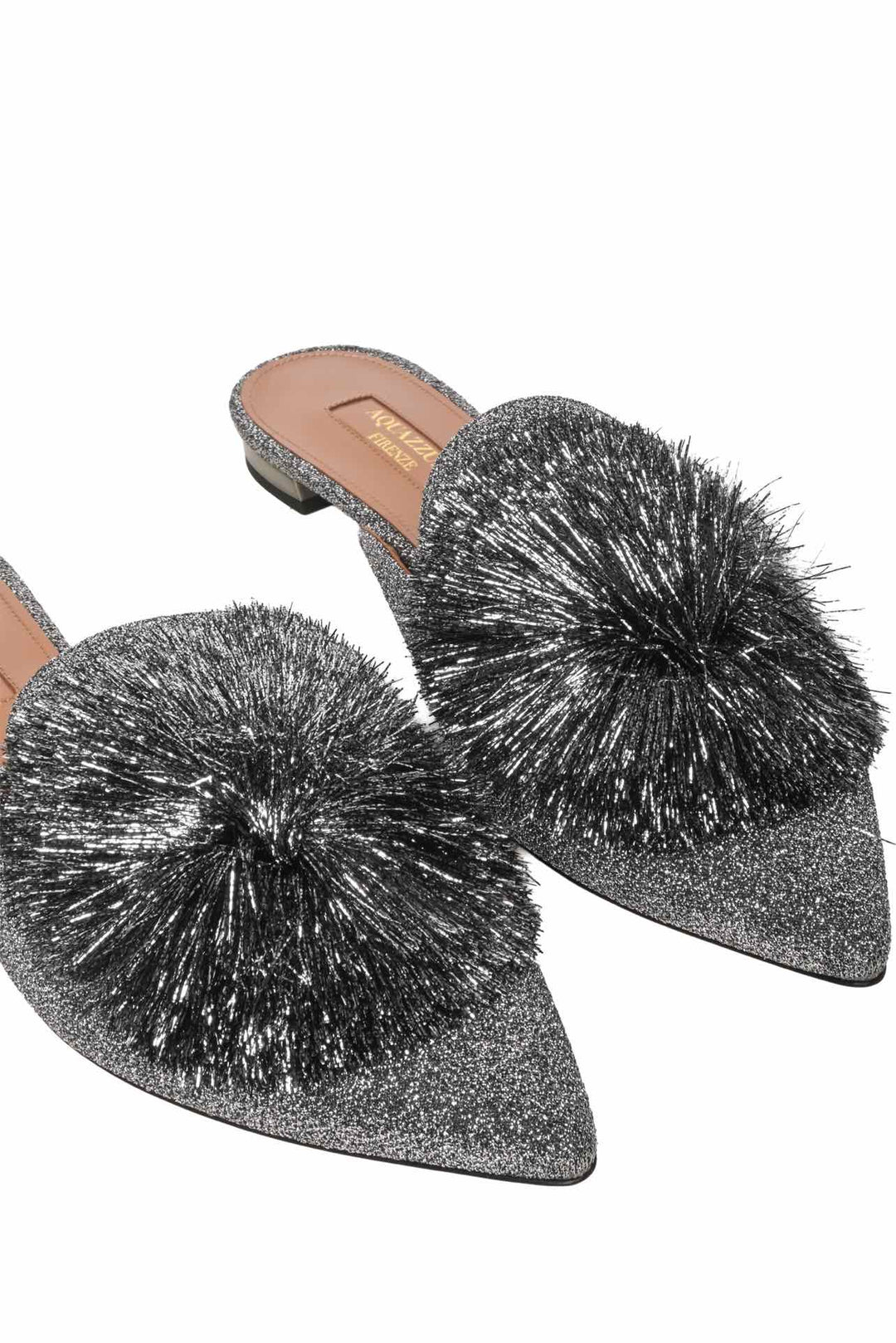 Aquazzura Size 36 Powder Puff Flats