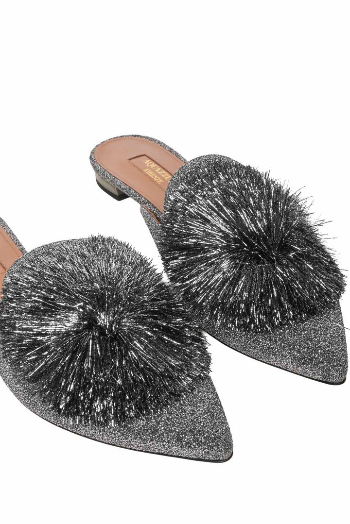 Aquazzura Size 36 Powder Puff Flats