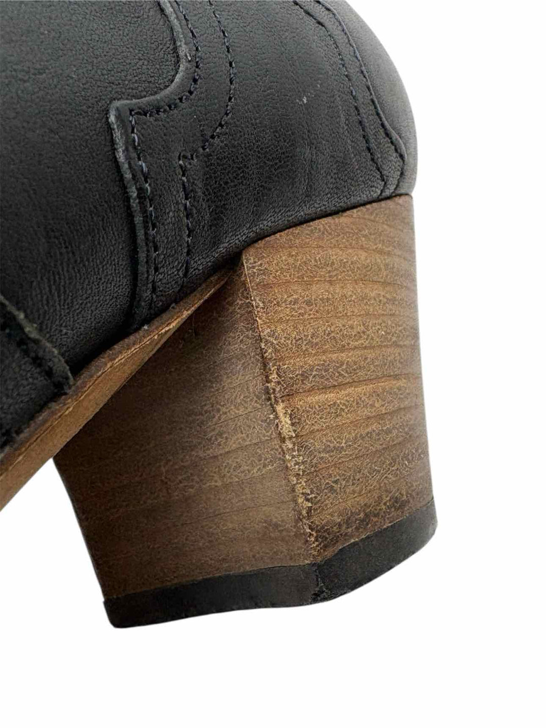 Isabel Marant Size 37 Leather Western Ankle Boots