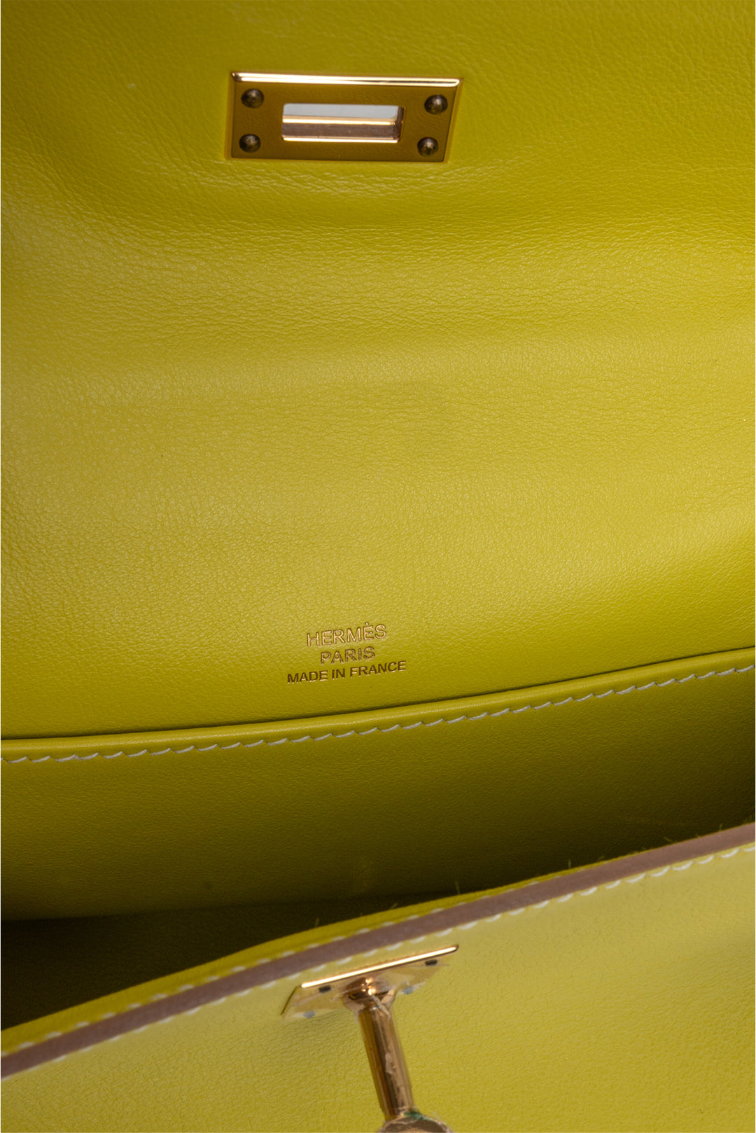 Hermes 2011 Swift Leather Kelly Pochette Clutch
