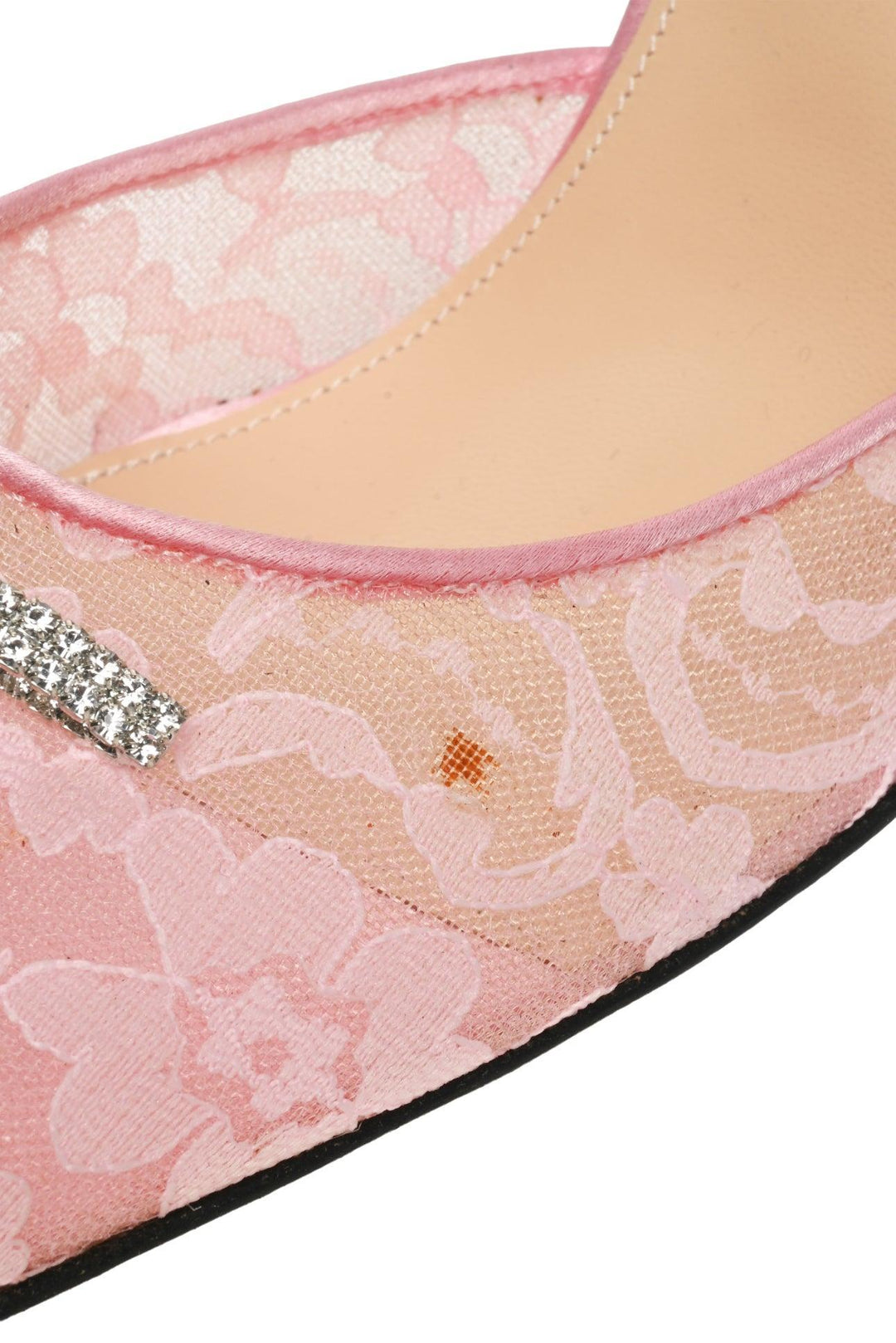 Mach & Mach Size 40 Embellished Chantilly Lace Pumps