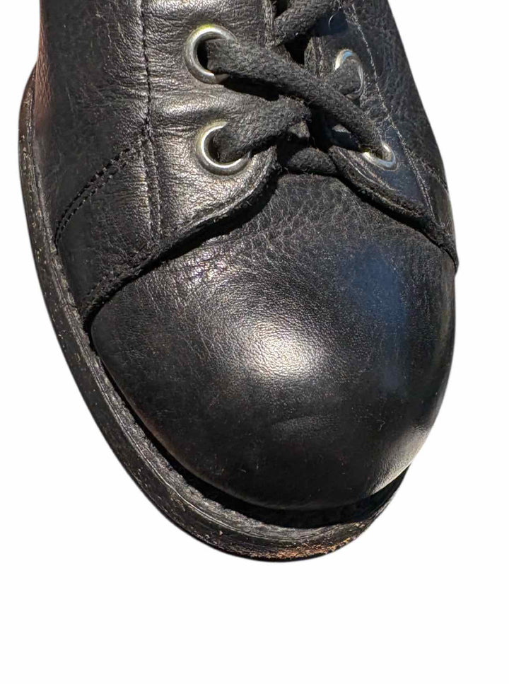 Fluevog Size 9 Ricard Leather Lace-up Ankle Boots