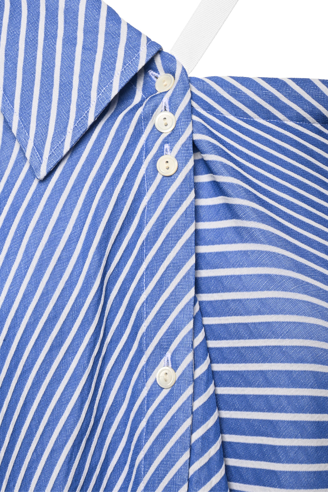 Palmer//Harding Size 0/2 Asymmetrical Striped Blouse
