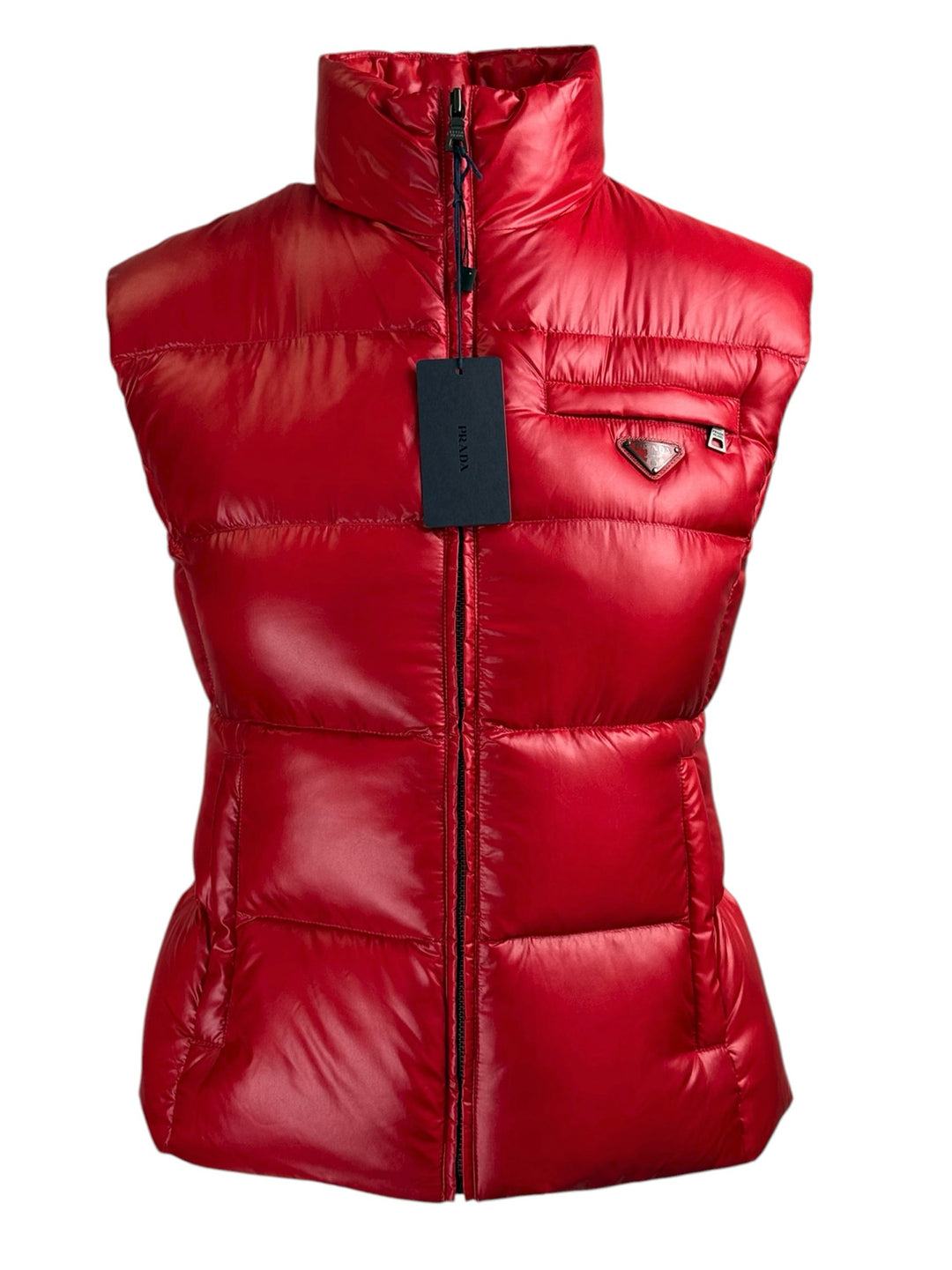 Prada Size 38 2012 Down Puffer Vest