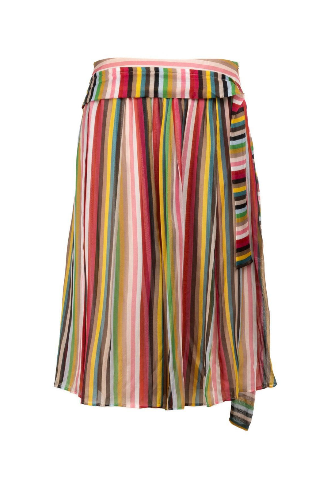 No. 21 Size 40 Striped Side Tie Skirt