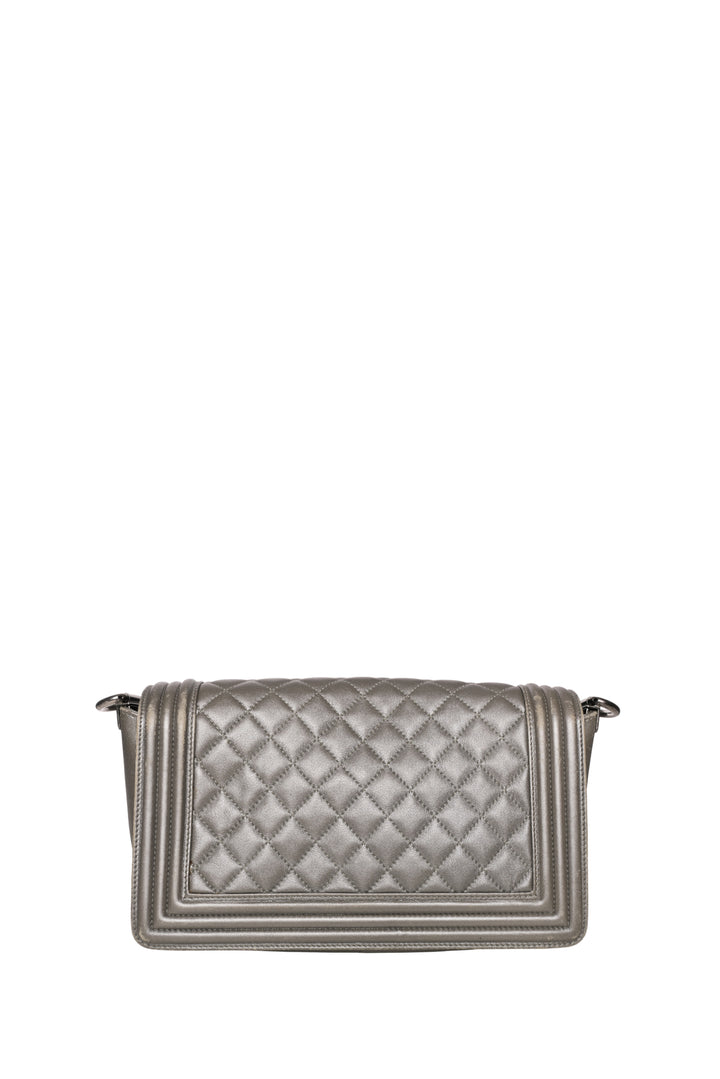 Chanel 2011 Medium Quilted Leather Boy Bag