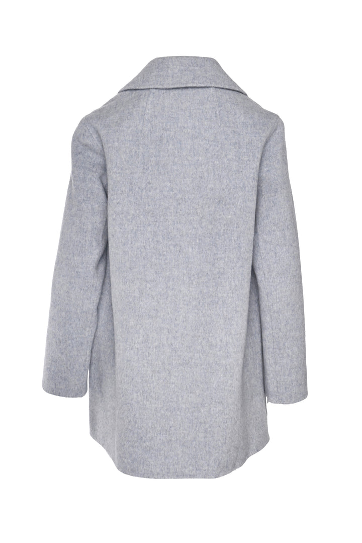 Theory Size P Overlay Wool & Cashmere Open Front Jacket