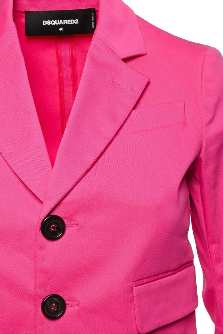 dsquared2 Size 40 Cropped Fitted Blazer