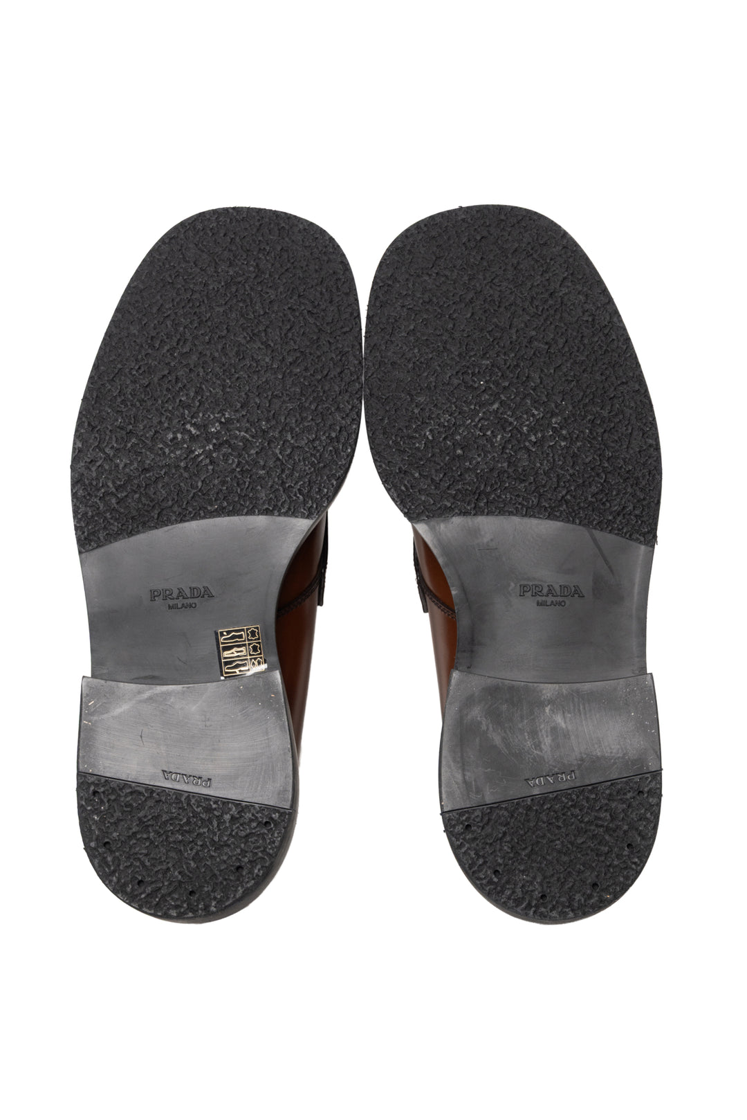 Mens Shoe Size 9 Prada Men's Bruciato Smooth Calfskin Leather Loafers