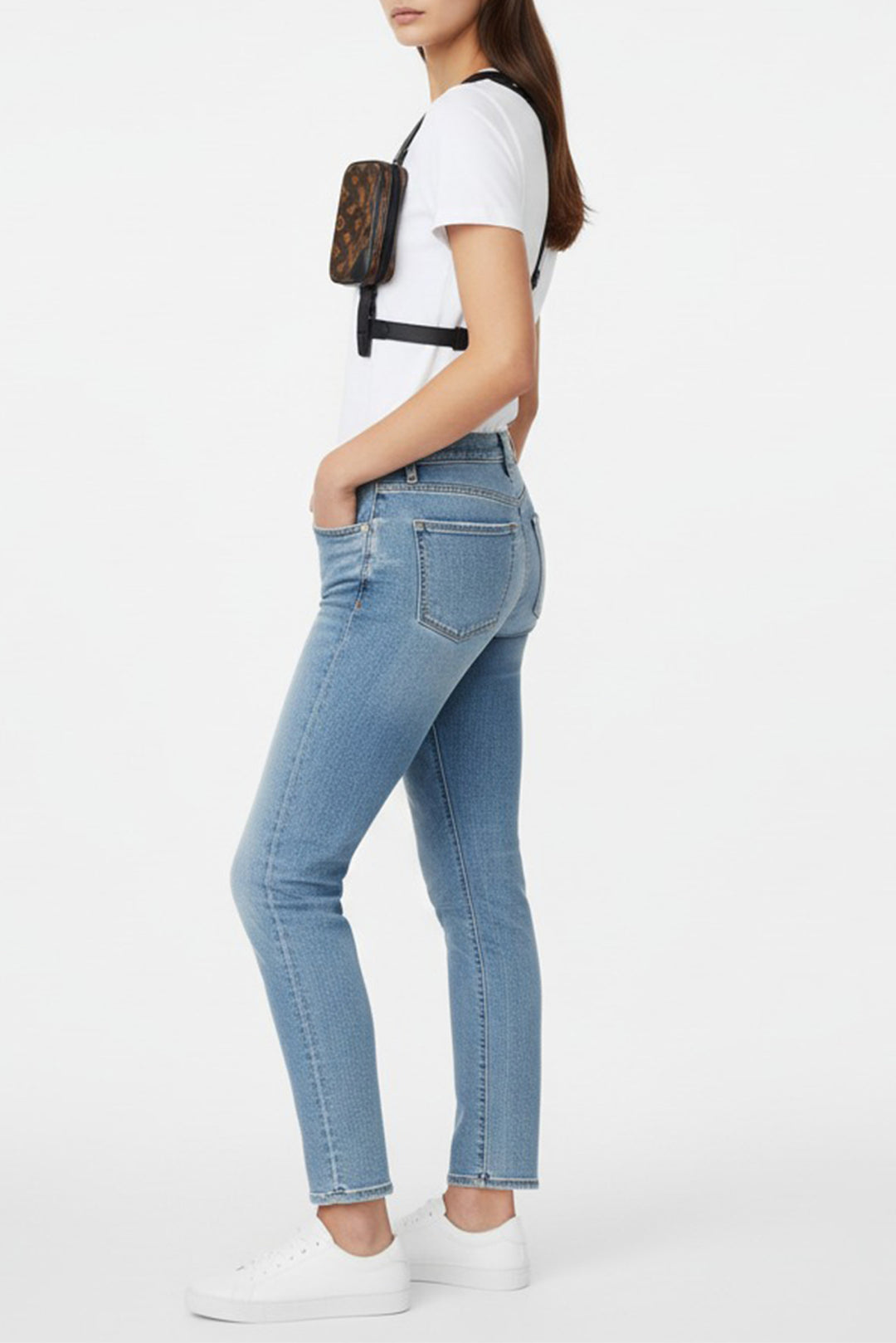 Louis Vuitton 2019 Monogram Canvas & Leather Utility Harness Crossbody Bag