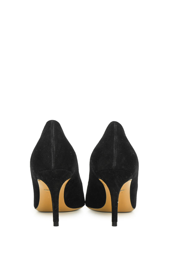 Salvatore Ferragamo Size 9 Pointed-Toe Suede Pumps
