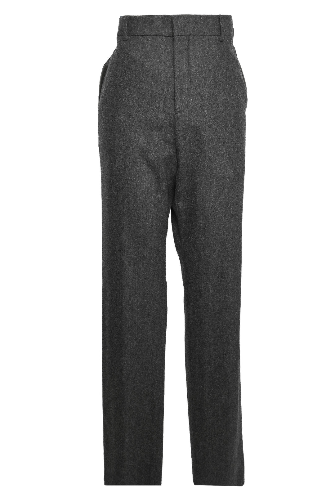 Hermes Size 34 Men's Lambskin Detailed Wool Pants