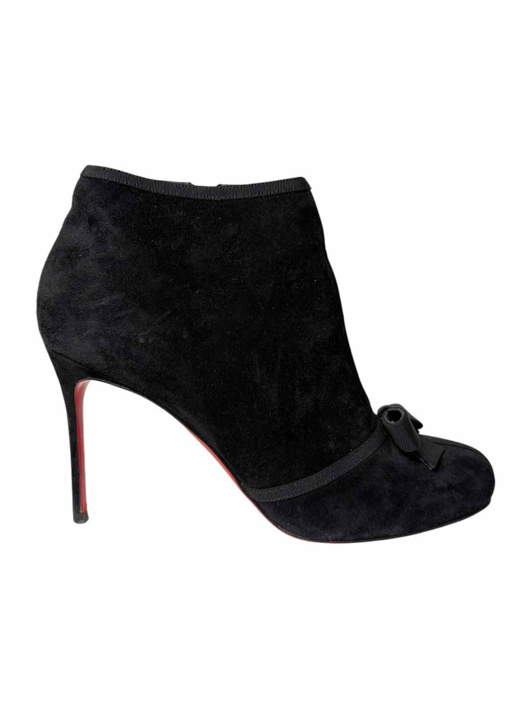 Christian Louboutin Suede Stiletto Size 38 Ankle Boots