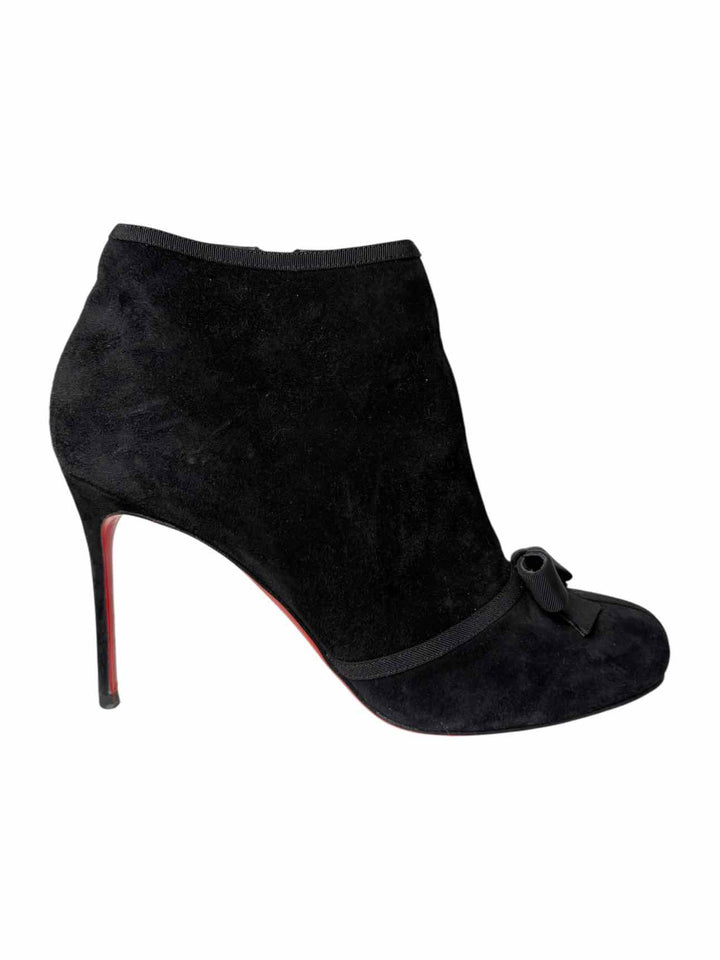 Christian Louboutin Suede Stiletto Size 38 Ankle Boots