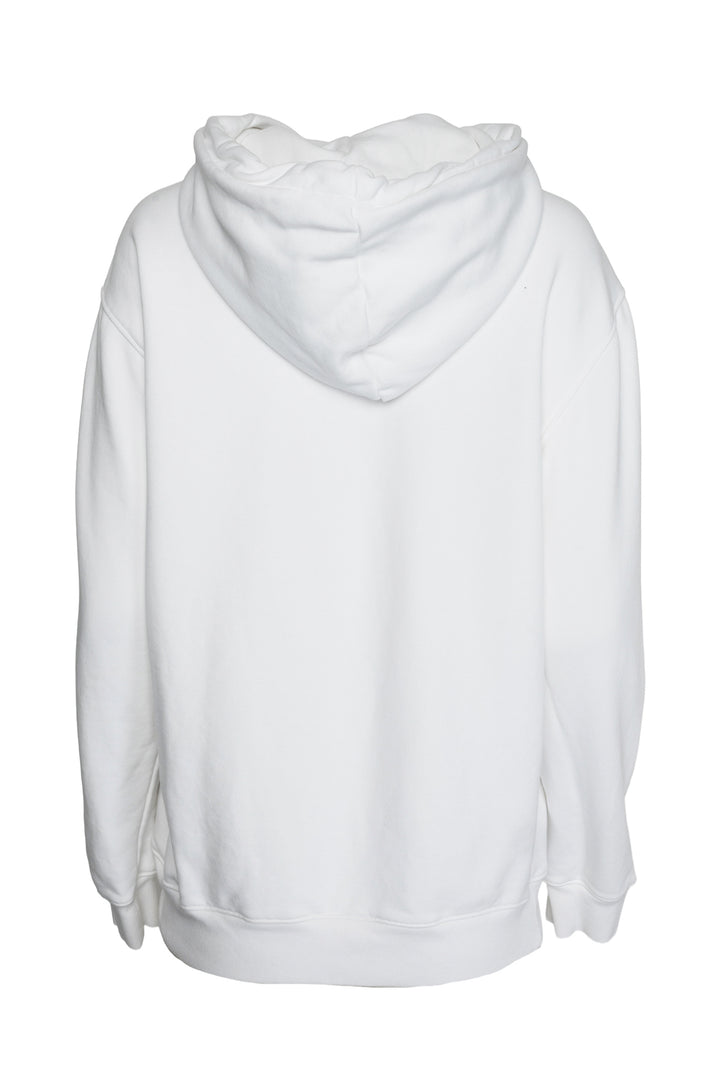 Moschino Size 4 Logo Graphic Hooded Sweatshirt