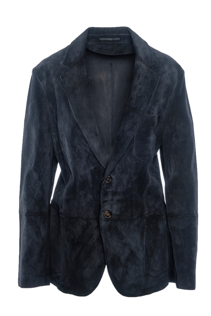 Berluti Men's Calfkin Suede Blazer Jacket