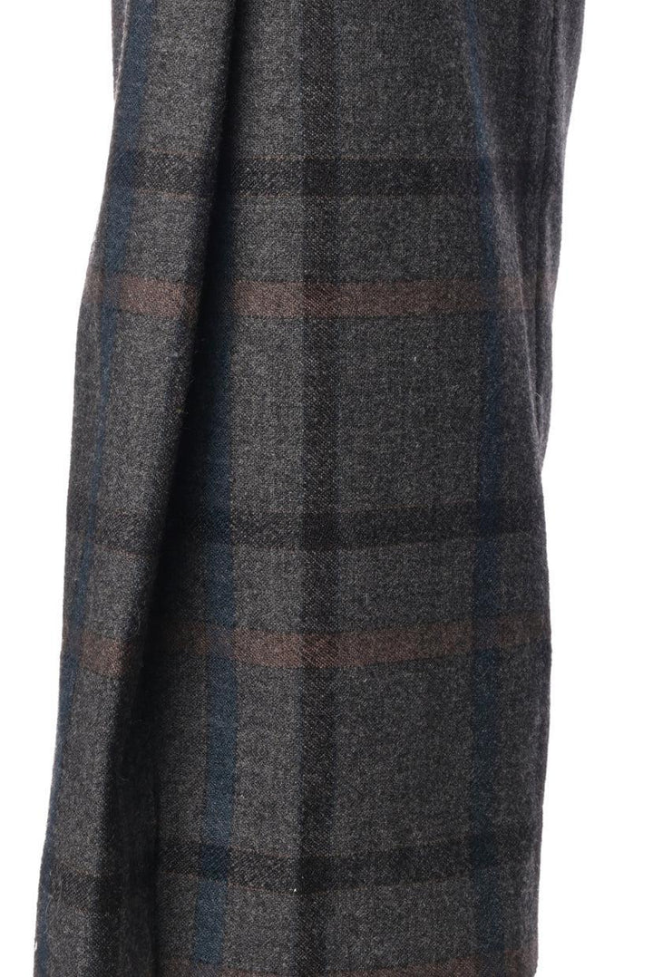 Brunello Cucinelli Size 4 Virgin Wool Plaid Trousers