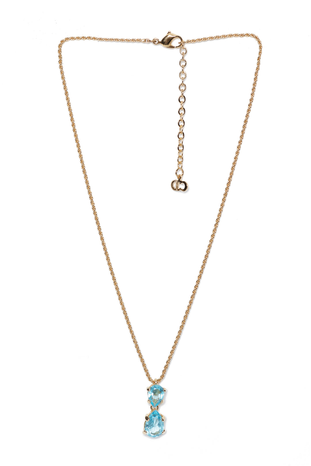 Christian Dior Crystal Drop Necklace