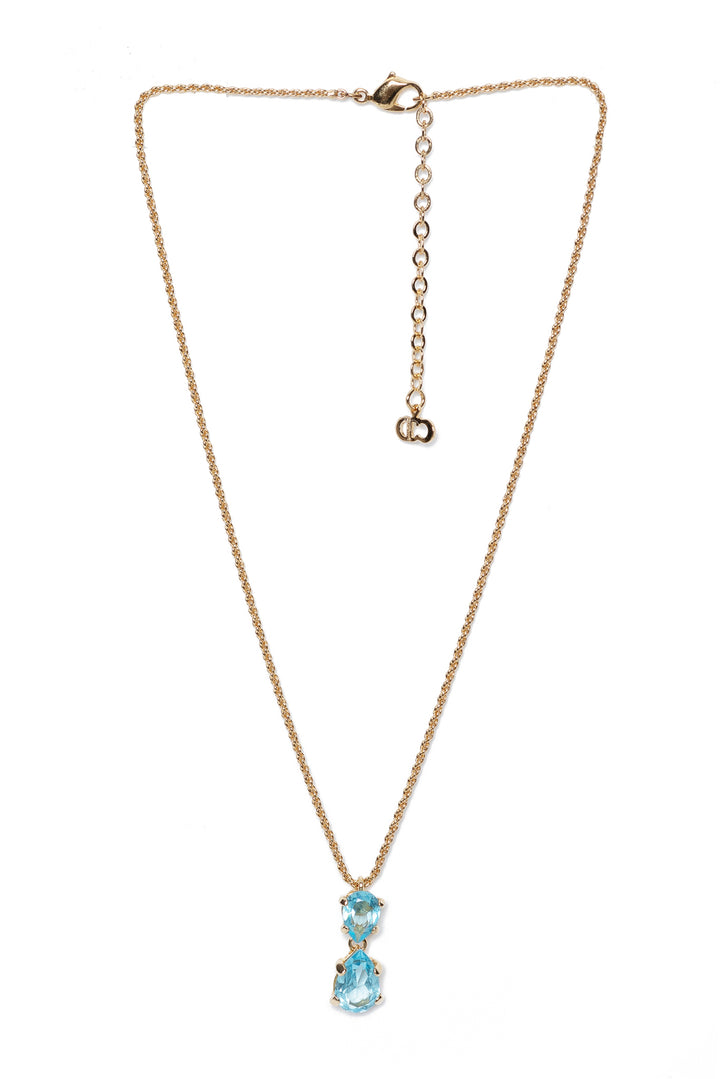 Christian Dior Crystal Drop Necklace