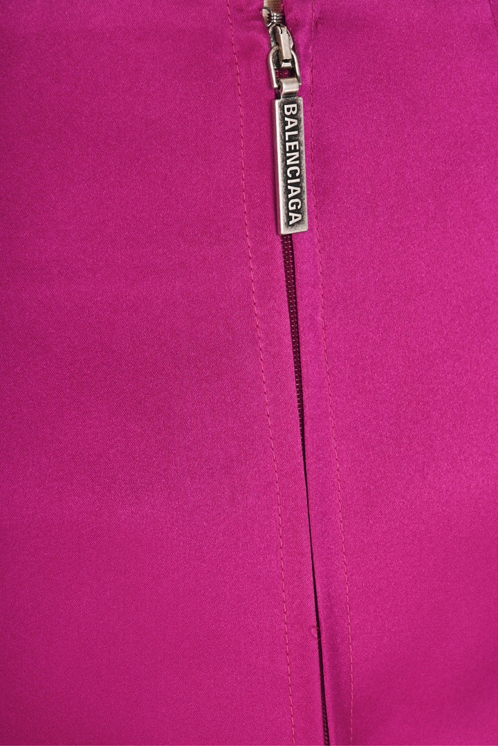 Balenciaga Size 34 2018 Silk Godet Skirt