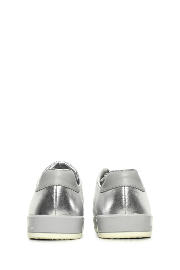 Prada Size 37.5 Metallic Sneakers