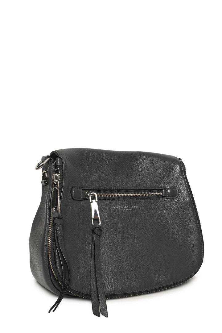 Marc Jacobs Pebbled Leather Recruit Nomad Saddle Crossbody Bag