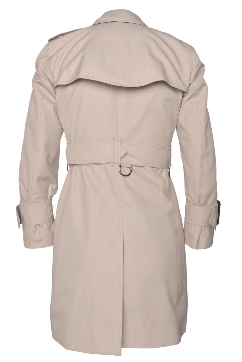 Burberry Size 0 Double Breasted Trench Coat