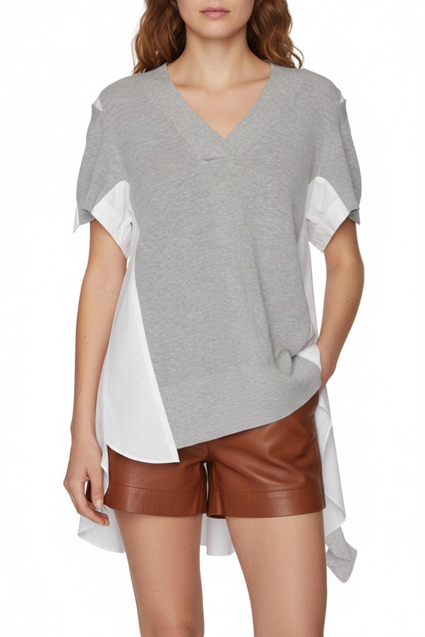 Sacai Size 2 Shirt Insert Knit Tops