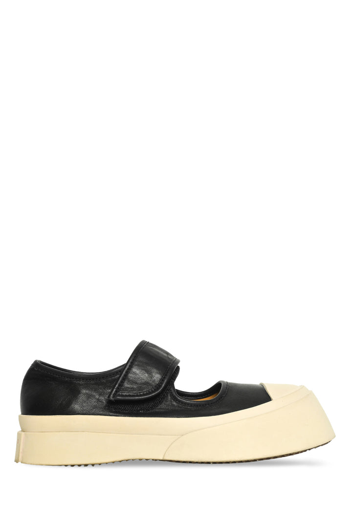 Marni Leather Mary Jane Flats