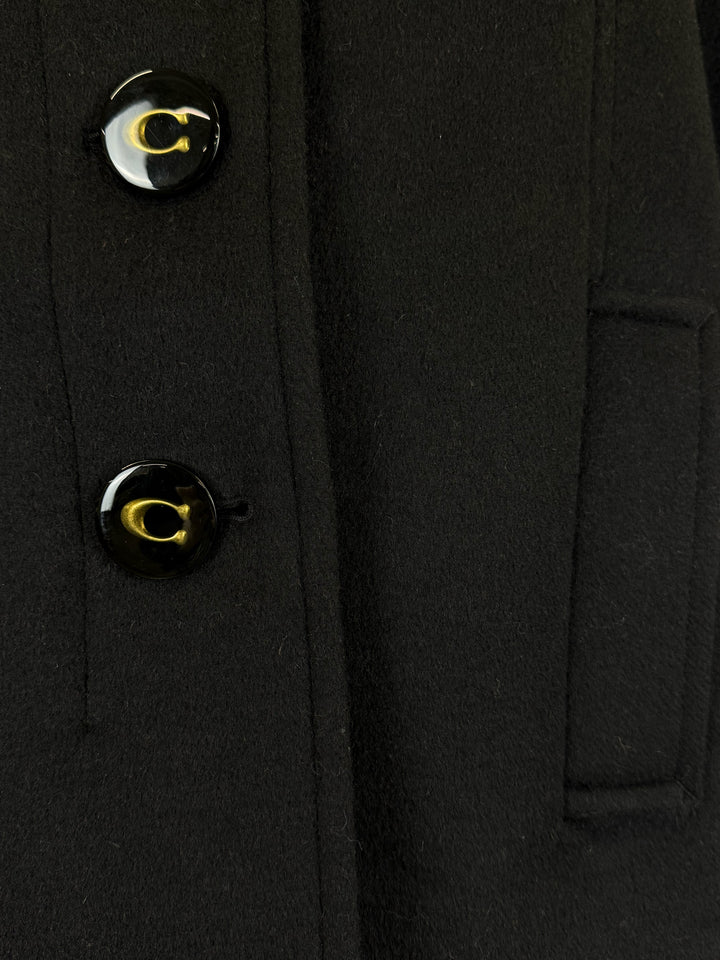 Coach Size XS/S Logo Button Poncho