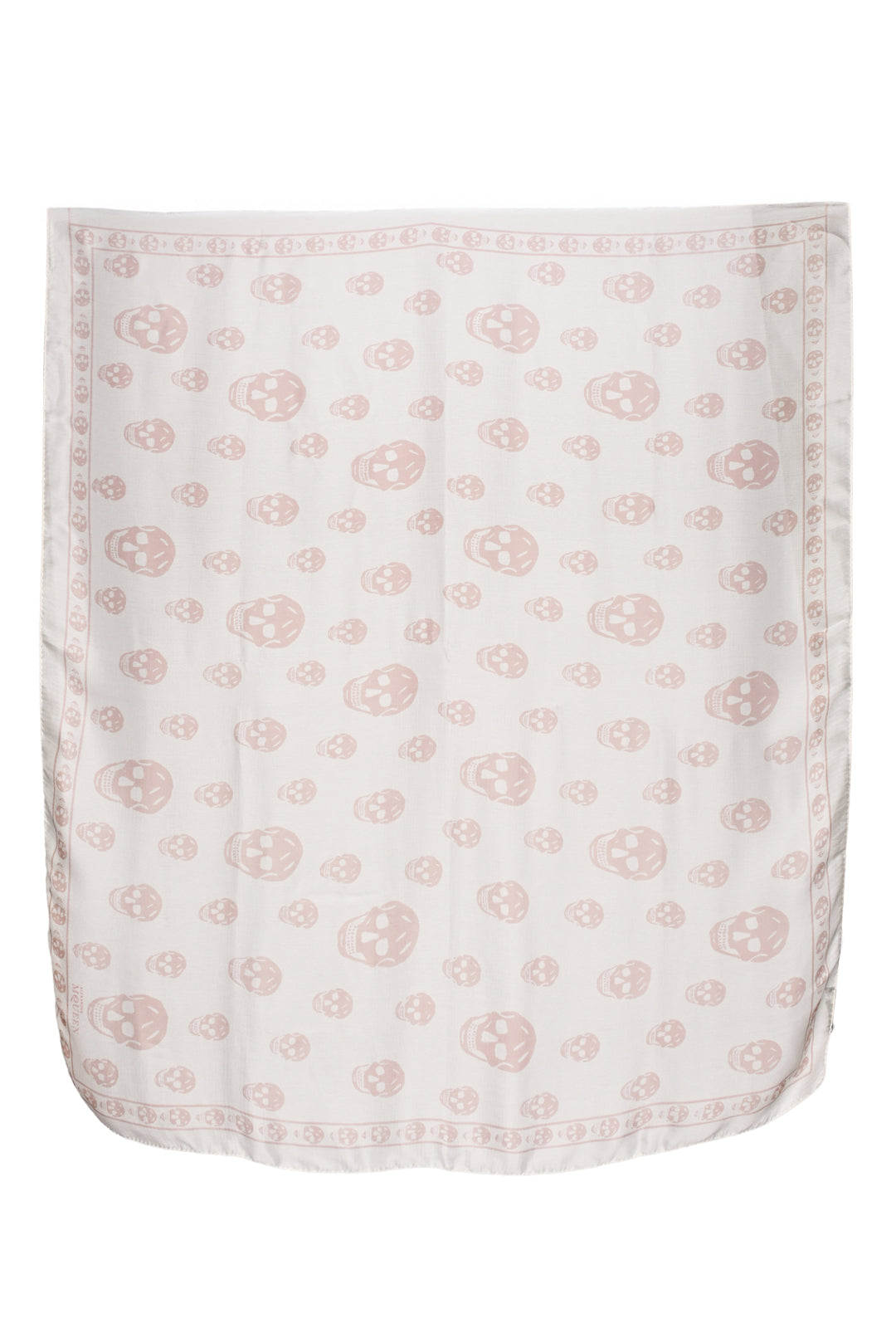 Alexander Mcqueen Classic Silk Skull Scarf