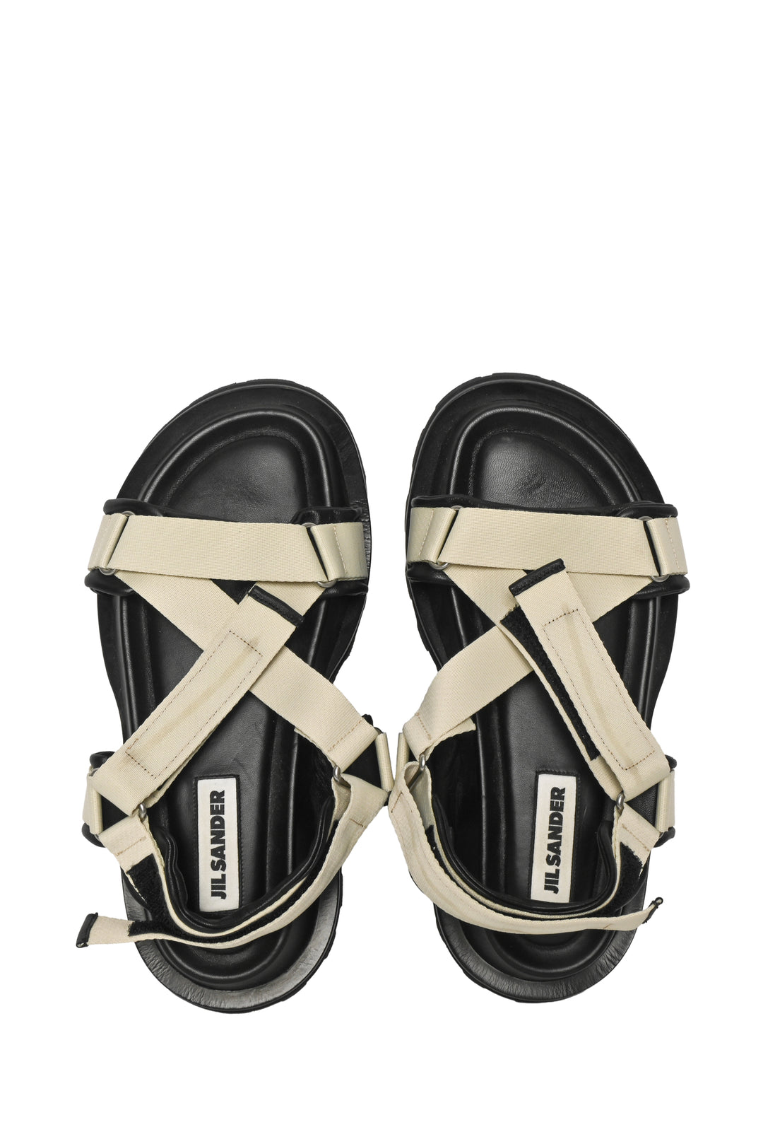 Jil Sander Size 37 Webbing Sandals