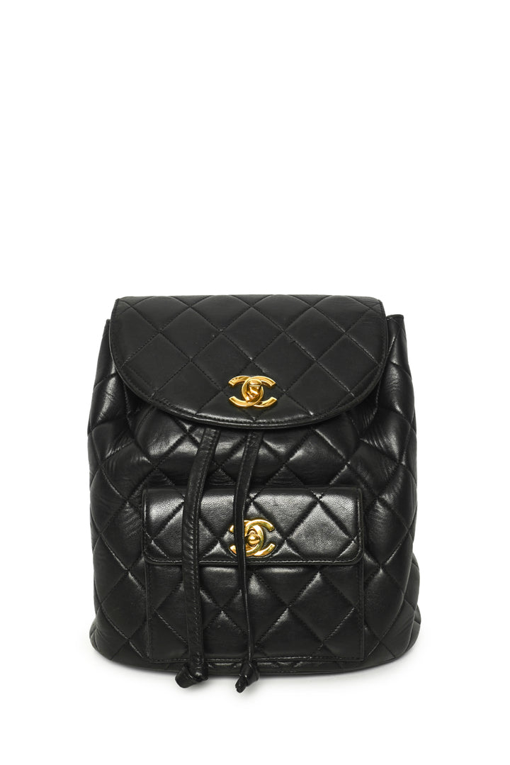 Chanel 1994-1996 Quilted Lambskin Mini Duma BackPack