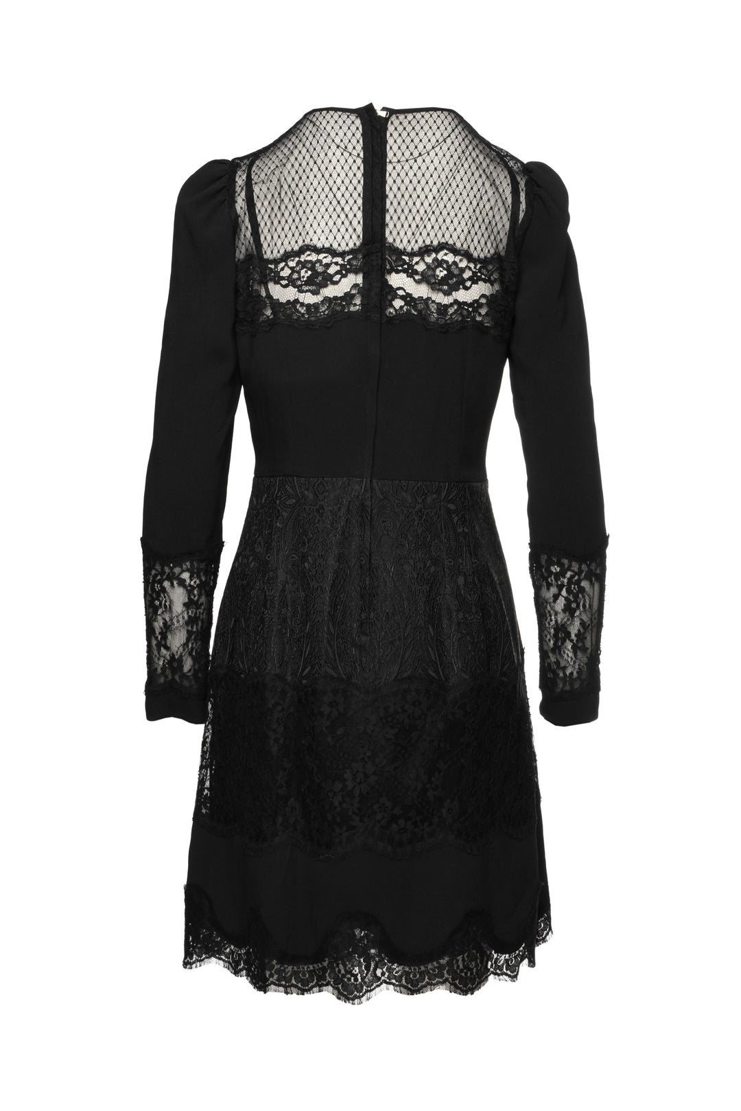 Dolce & Gabbana Size 46 Lace Knee Length Dress