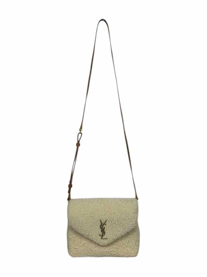 Saint Laurent Shearling Toy Loulou Shoulder Bag