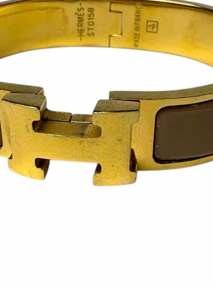 Hermes Clic H Enamel Bracelet